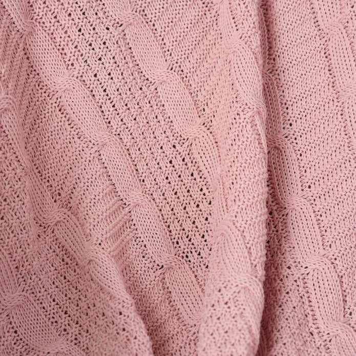 Karaca Home Dio Dried Rose Tv Blanket 130x170 cm 200.21.01.0312 - Blankets - ebarza Furniture UAE | Shop Modern Furniture in Abu Dhabi & Dubai - مفروشات ايبازرا في الامارات | تسوق اثاث عصري وديكورات مميزة في دبي وابوظبي