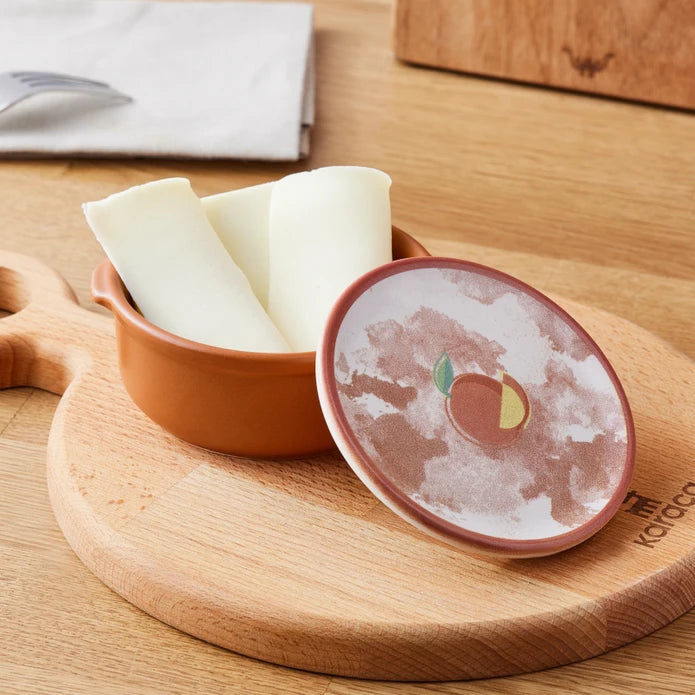 Karaca Orange Covered Breakfast Bowl 153.03.06.9944 - Bowls - ebarza Furniture UAE | Shop Modern Furniture in Abu Dhabi & Dubai - مفروشات ايبازرا في الامارات | تسوق اثاث عصري وديكورات مميزة في دبي وابوظبي