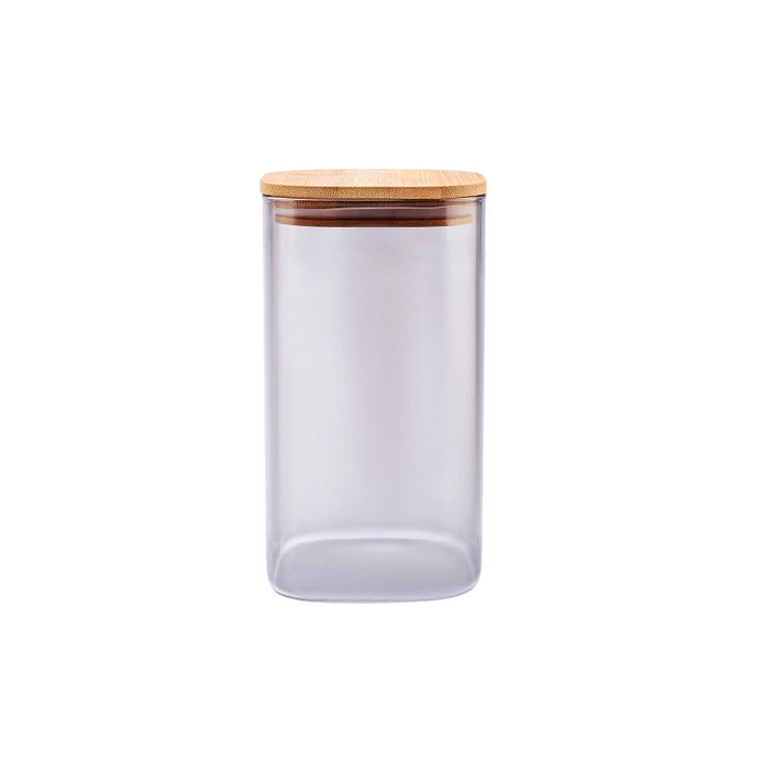 Karaca Zoro Gray Glass Storage Container 153.03.08.3332 - Spice Sets - ebarza Furniture UAE | Shop Modern Furniture in Abu Dhabi & Dubai - مفروشات ايبازرا في الامارات | تسوق اثاث عصري وديكورات مميزة في دبي وابوظبي