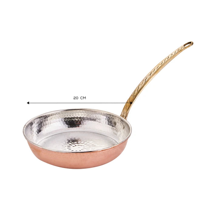 Karaca Mesopotamia Copper Pan 20 Cm 153.03.08.0153 - Cookware Sets - ebarza Furniture UAE | Shop Modern Furniture in Abu Dhabi & Dubai - مفروشات ايبازرا في الامارات | تسوق اثاث عصري وديكورات مميزة في دبي وابوظبي