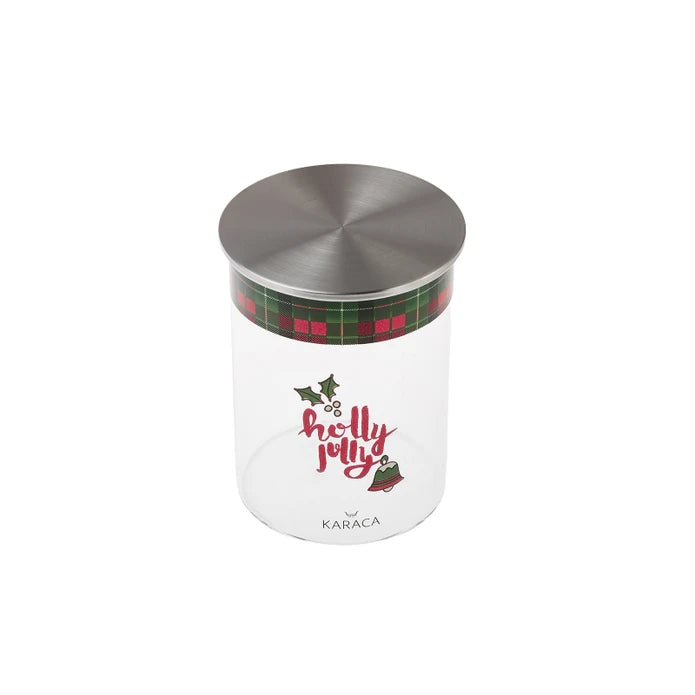 Karaca Ribbon Storage Container 680 Ml 153.03.06.4936 - Spice Sets - ebarza Furniture UAE | Shop Modern Furniture in Abu Dhabi & Dubai - مفروشات ايبازرا في الامارات | تسوق اثاث عصري وديكورات مميزة في دبي وابوظبي