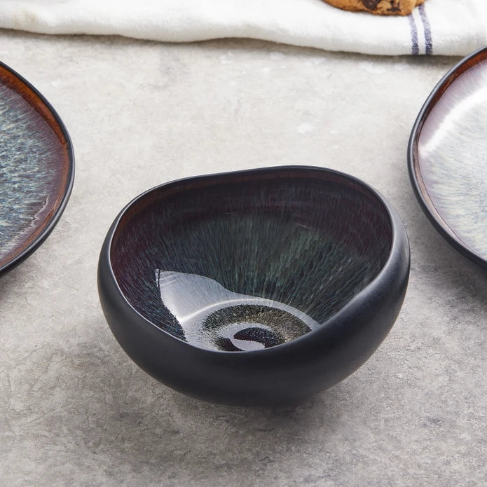 Karaca Galactic Black Bowl 153.03.06.7230 - Bowls - ebarza Furniture UAE | Shop Modern Furniture in Abu Dhabi & Dubai - مفروشات ايبازرا في الامارات | تسوق اثاث عصري وديكورات مميزة في دبي وابوظبي