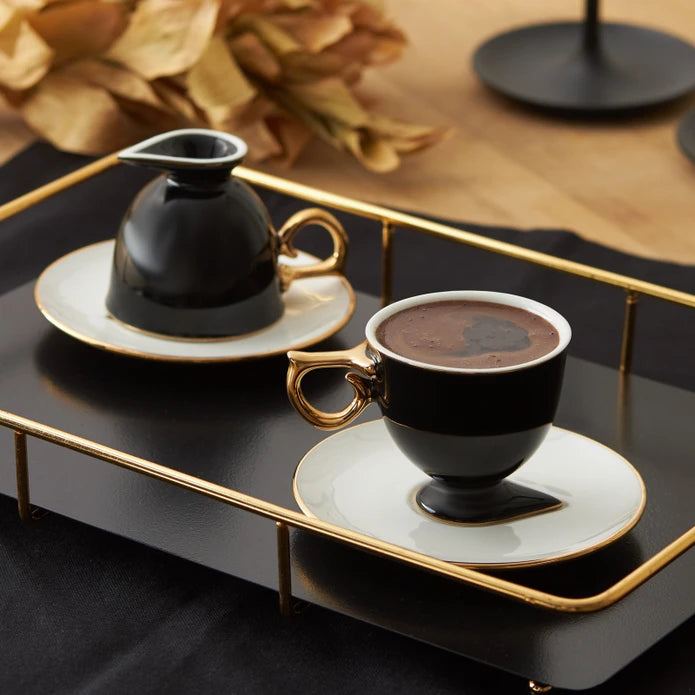 Karaca Faladdin Coffee Cup For 2 People 100 Ml 153.03.06.7885 - Coffee Sets - ebarza Furniture UAE | Shop Modern Furniture in Abu Dhabi & Dubai - مفروشات ايبازرا في الامارات | تسوق اثاث عصري وديكورات مميزة في دبي وابوظبي