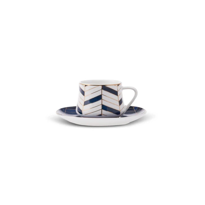 Karaca Yakut Set Of 6 Coffee Cups 100 Ml 153.03.06.7974 - Coffee Sets - ebarza Furniture UAE | Shop Modern Furniture in Abu Dhabi & Dubai - مفروشات ايبازرا في الامارات | تسوق اثاث عصري وديكورات مميزة في دبي وابوظبي