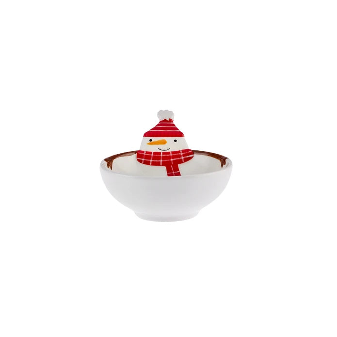 Karaca New Year Snowman Small Presentation 11 cm 153.03.06.8208 - Bowls - ebarza Furniture UAE | Shop Modern Furniture in Abu Dhabi & Dubai - مفروشات ايبازرا في الامارات | تسوق اثاث عصري وديكورات مميزة في دبي وابوظبي