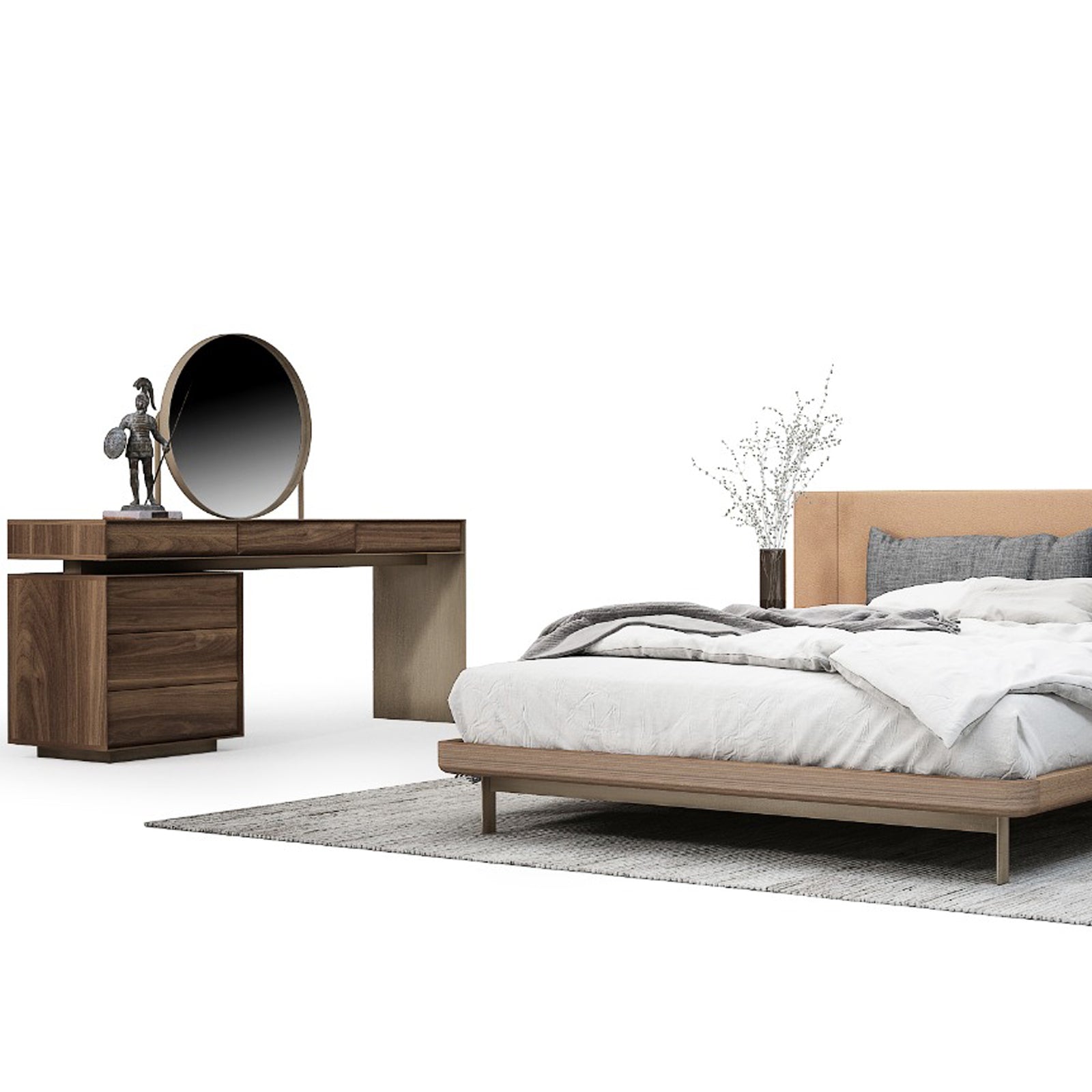 Era Dresser And Mirror Era-Dresser - Dressers and Mirrors - ebarza Furniture UAE | Shop Modern Furniture in Abu Dhabi & Dubai - مفروشات ايبازرا في الامارات | تسوق اثاث عصري وديكورات مميزة في دبي وابوظبي