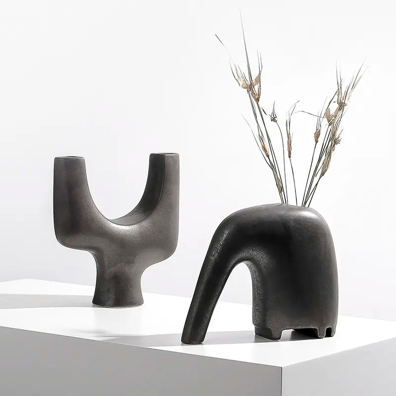 Ceramic Bowl With Feet Fd-D22044 - Bowls - ebarza Furniture UAE | Shop Modern Furniture in Abu Dhabi & Dubai - مفروشات ايبازرا في الامارات | تسوق اثاث عصري وديكورات مميزة في دبي وابوظبي