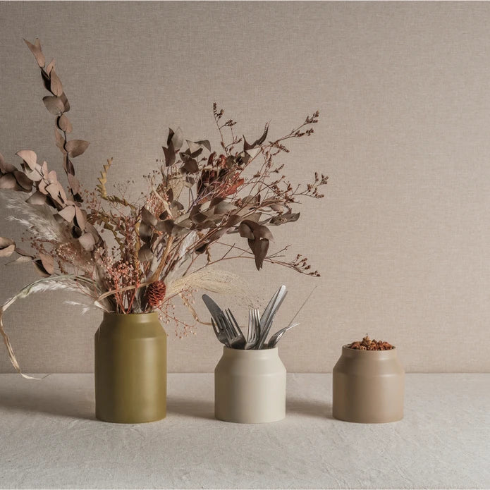 Karaca Cooklife Jar Stoneware Green 500 Ml 153.03.06.2309 - Spice Sets - ebarza Furniture UAE | Shop Modern Furniture in Abu Dhabi & Dubai - مفروشات ايبازرا في الامارات | تسوق اثاث عصري وديكورات مميزة في دبي وابوظبي