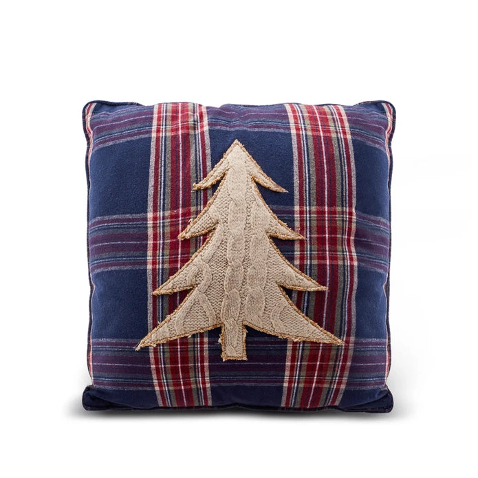 Karaca Home Woodland Dark Blue Wooded Cozy Pillow 45X45 Cm 200.19.01.1030 - Cushions - ebarza Furniture UAE | Shop Modern Furniture in Abu Dhabi & Dubai - مفروشات ايبازرا في الامارات | تسوق اثاث عصري وديكورات مميزة في دبي وابوظبي