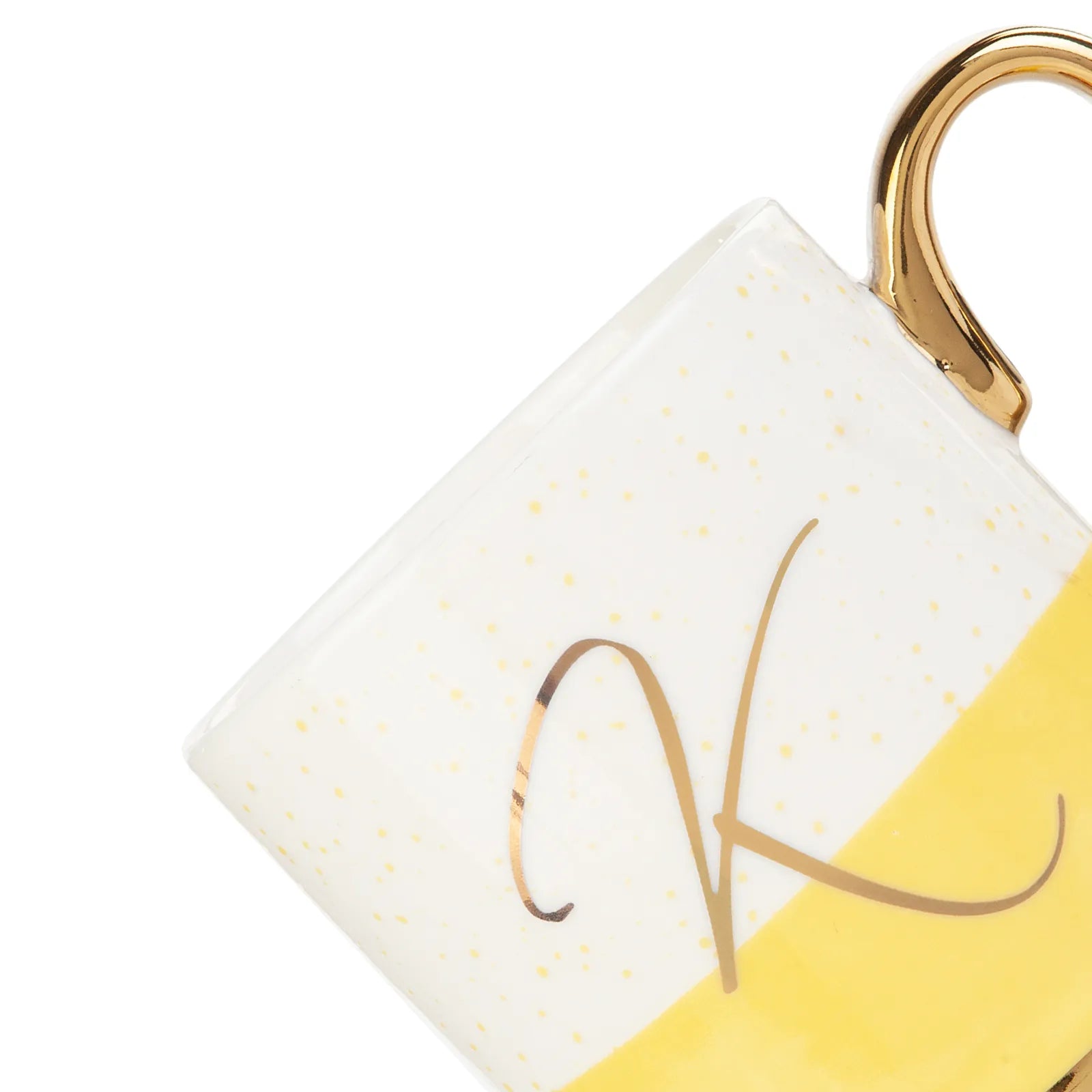 Karaca K Letter Mug 153.03.06.1618 - Mugs - ebarza Furniture UAE | Shop Modern Furniture in Abu Dhabi & Dubai - مفروشات ايبازرا في الامارات | تسوق اثاث عصري وديكورات مميزة في دبي وابوظبي