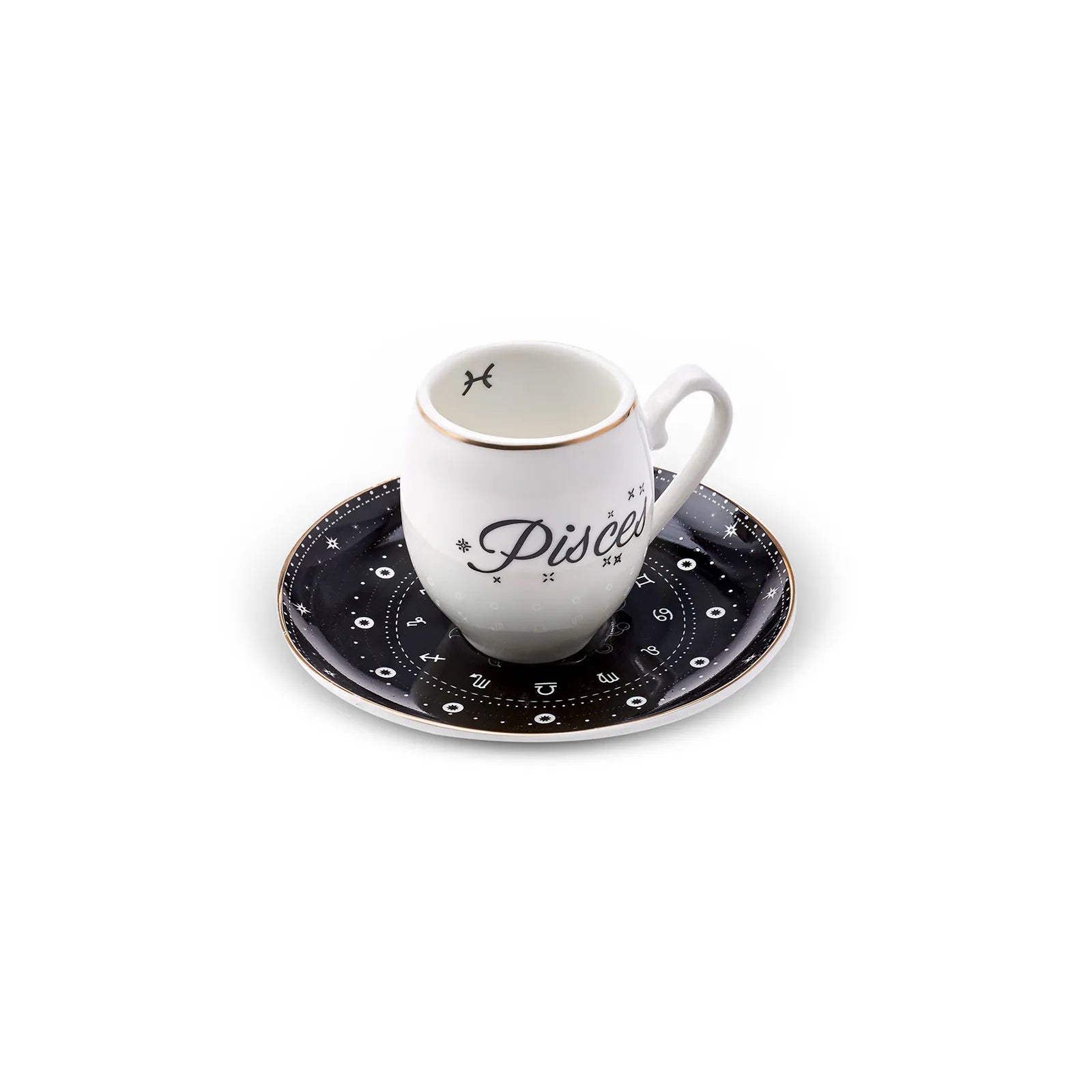 Karaca Pisces Coffee Cup 90 Ml 153.03.06.6899 - Coffee Sets - ebarza Furniture UAE | Shop Modern Furniture in Abu Dhabi & Dubai - مفروشات ايبازرا في الامارات | تسوق اثاث عصري وديكورات مميزة في دبي وابوظبي