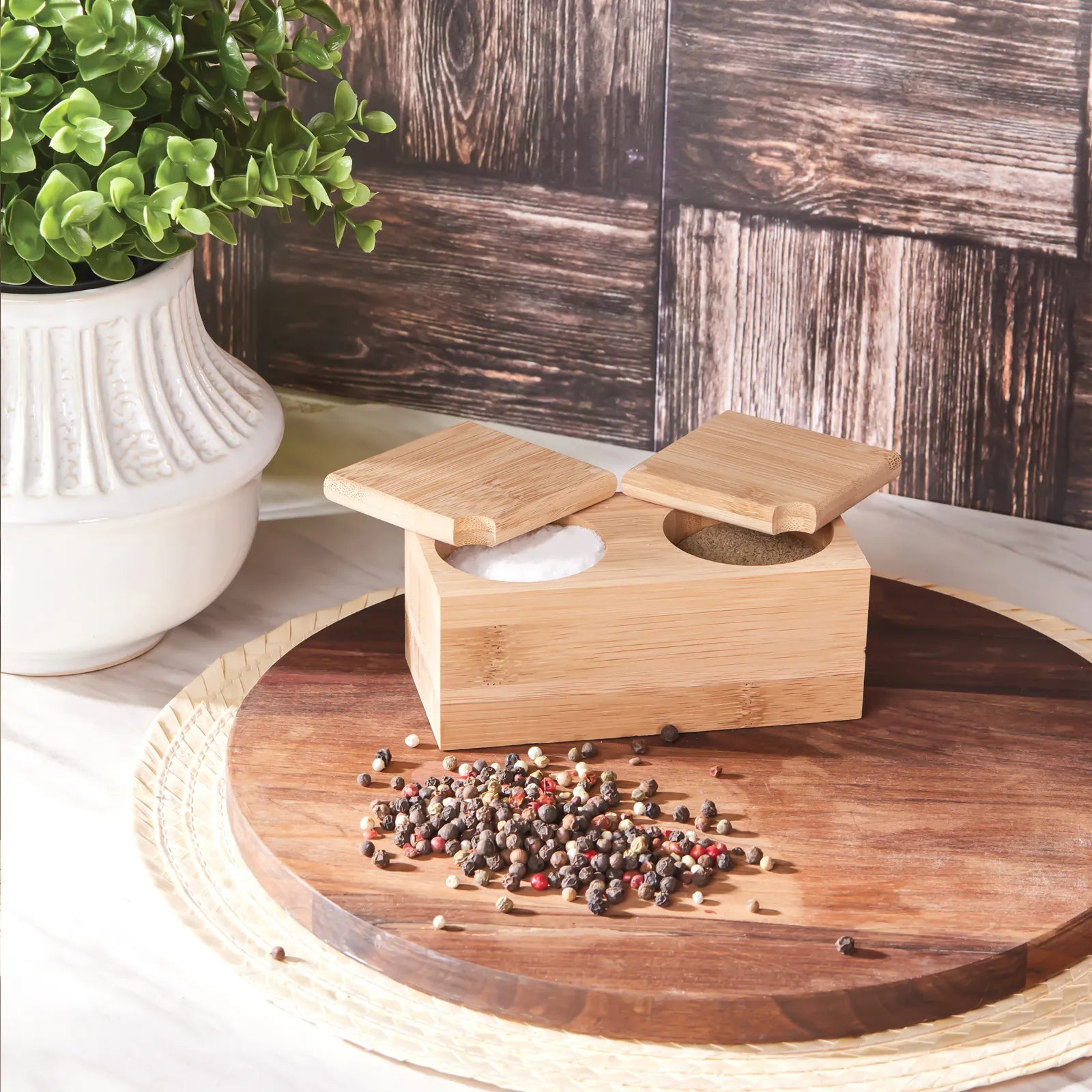 Karaca Tiber Double Spice Rack 153.03.06.6516 - Spice Sets - ebarza Furniture UAE | Shop Modern Furniture in Abu Dhabi & Dubai - مفروشات ايبازرا في الامارات | تسوق اثاث عصري وديكورات مميزة في دبي وابوظبي