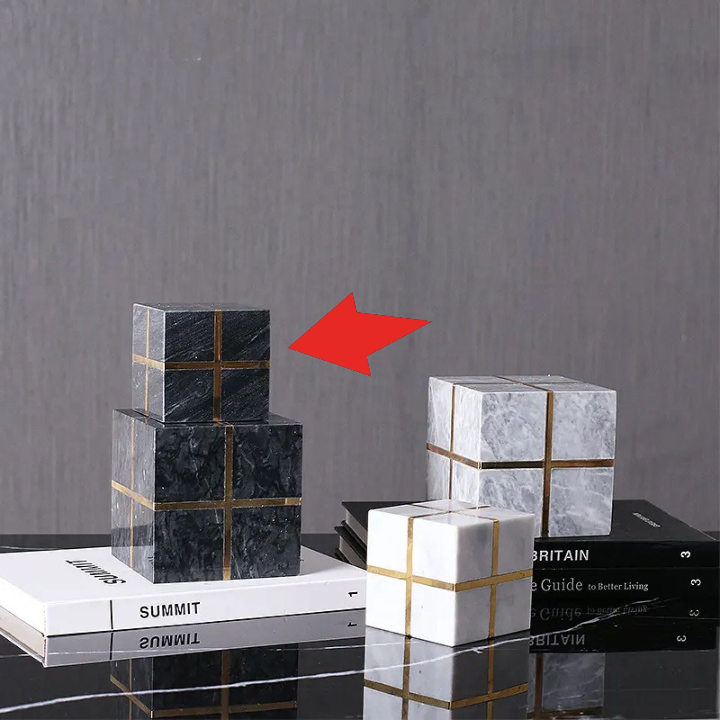 Black Natural Marble Decoration-B Fb-T1927B - Home Decor Figurines - ebarza Furniture UAE | Shop Modern Furniture in Abu Dhabi & Dubai - مفروشات ايبازرا في الامارات | تسوق اثاث عصري وديكورات مميزة في دبي وابوظبي