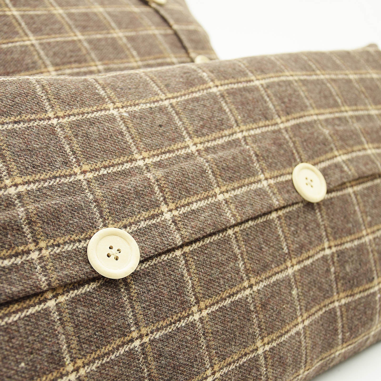 45X45 Cm Cushion Cover 1890A-013-Brown - Cushions - ebarza Furniture UAE | Shop Modern Furniture in Abu Dhabi & Dubai - مفروشات ايبازرا في الامارات | تسوق اثاث عصري وديكورات مميزة في دبي وابوظبي