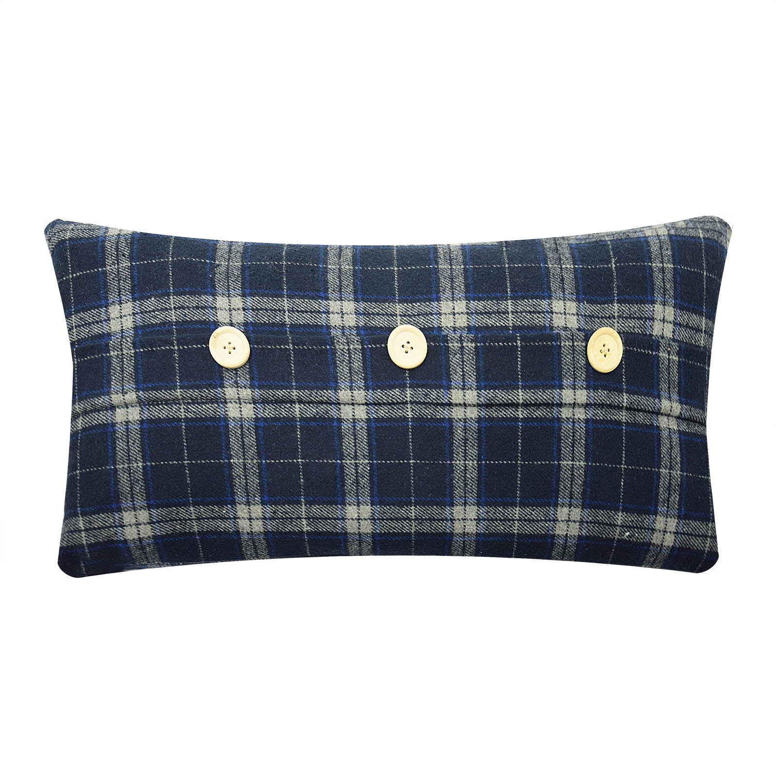 30X60 Cm Cushion Cover 1890A-012-Navy - Cushions - ebarza Furniture UAE | Shop Modern Furniture in Abu Dhabi & Dubai - مفروشات ايبازرا في الامارات | تسوق اثاث عصري وديكورات مميزة في دبي وابوظبي