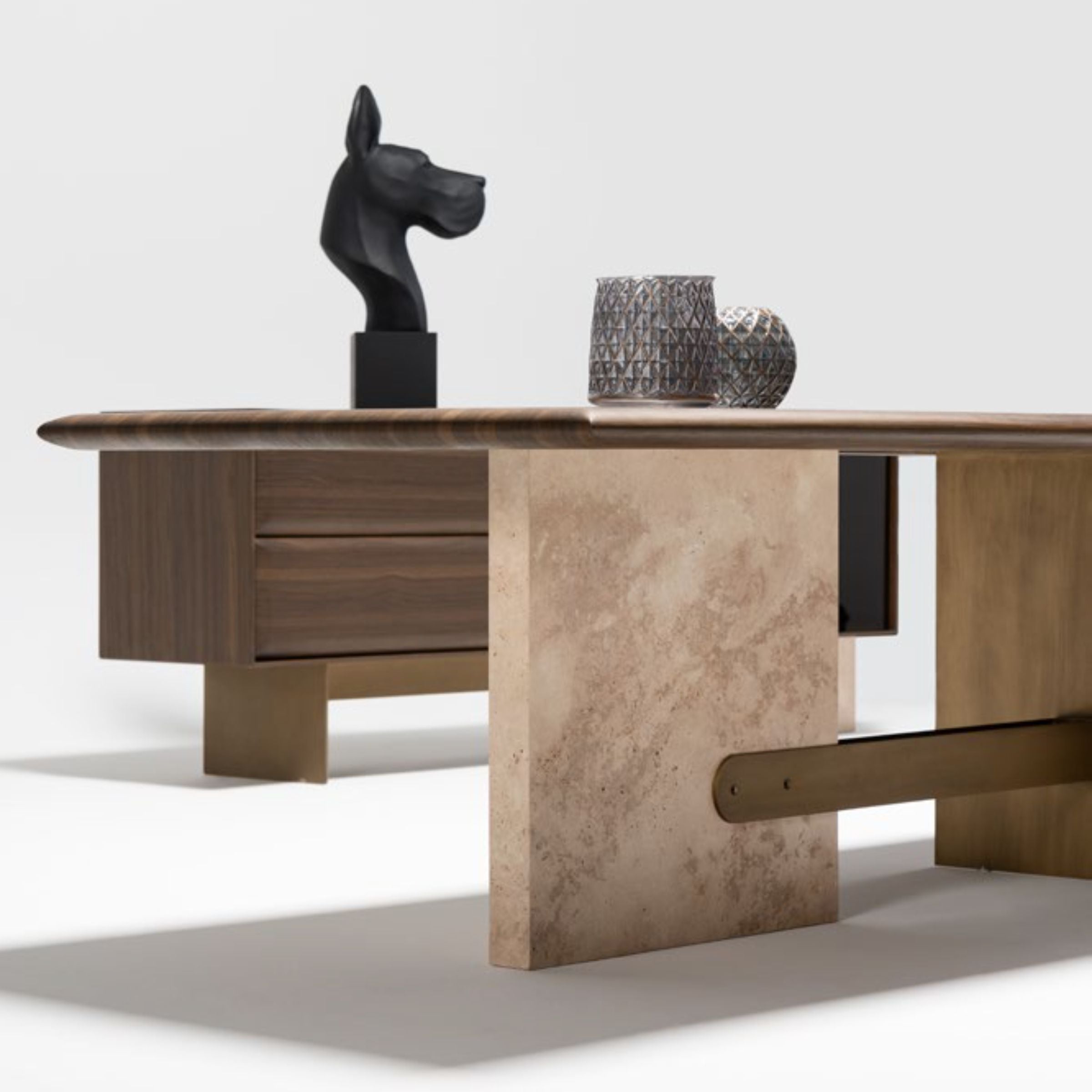 Era Dining Table With Marble Leg Era-Dining - Dining Tables - ebarza Furniture UAE | Shop Modern Furniture in Abu Dhabi & Dubai - مفروشات ايبازرا في الامارات | تسوق اثاث عصري وديكورات مميزة في دبي وابوظبي