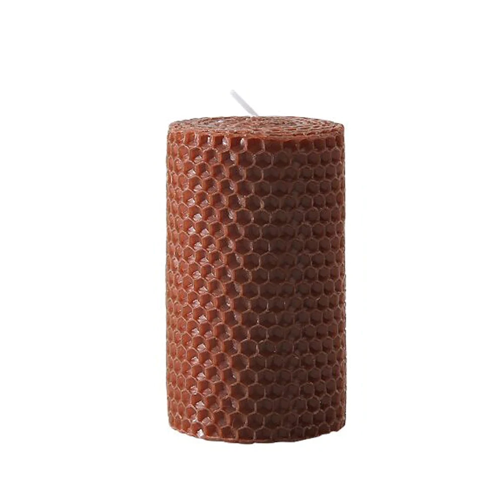 Honeycomb Pattern Candle - Large Fc-Ftj032A - Candles - ebarza Furniture UAE | Shop Modern Furniture in Abu Dhabi & Dubai - مفروشات ايبازرا في الامارات | تسوق اثاث عصري وديكورات مميزة في دبي وابوظبي