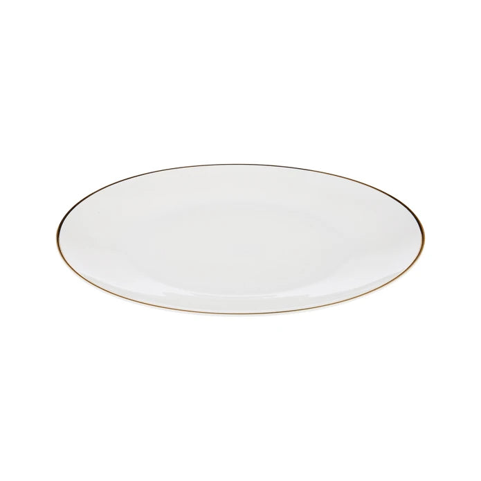 Karaca Alicia 24 Pieces 6 Person Porcelain Gold Round Dinnerware 153.03.06.5064 - Dinnerware Sets - ebarza Furniture UAE | Shop Modern Furniture in Abu Dhabi & Dubai - مفروشات ايبازرا في الامارات | تسوق اثاث عصري وديكورات مميزة في دبي وابوظبي