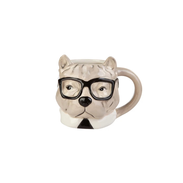 Karaca Animal Bulldog Mug 153.03.06.1854 - Mugs - ebarza Furniture UAE | Shop Modern Furniture in Abu Dhabi & Dubai - مفروشات ايبازرا في الامارات | تسوق اثاث عصري وديكورات مميزة في دبي وابوظبي