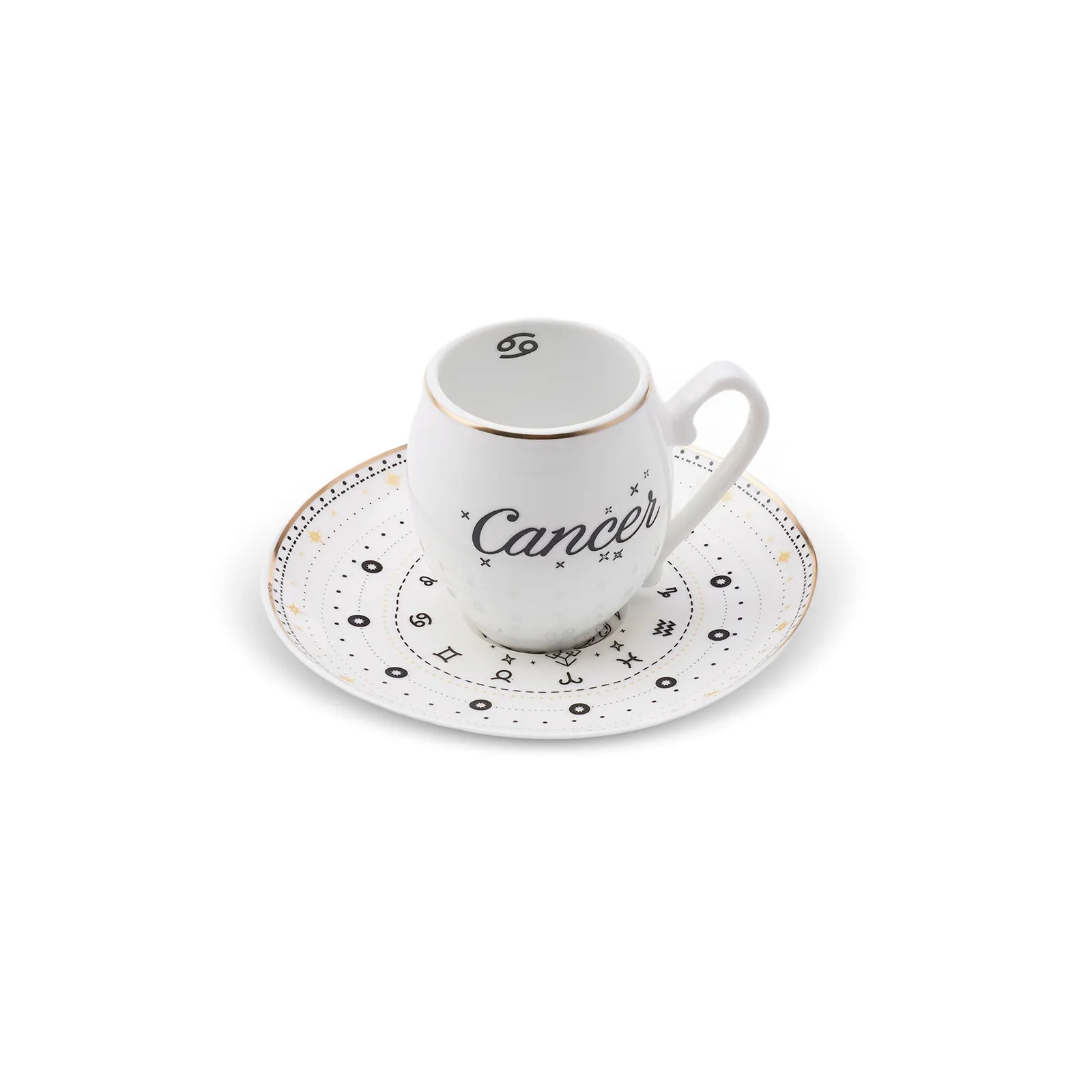 Karaca Cancer Coffee Cup 90 Ml 153.03.06.6903 - Coffee Sets - ebarza Furniture UAE | Shop Modern Furniture in Abu Dhabi & Dubai - مفروشات ايبازرا في الامارات | تسوق اثاث عصري وديكورات مميزة في دبي وابوظبي