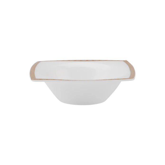 Karaca Fine Pearl Şahmeran 26 Pieces Square Breakfast Set For 6 Persons 153.03.08.2624 - Dinnerware Sets - ebarza Furniture UAE | Shop Modern Furniture in Abu Dhabi & Dubai - مفروشات ايبازرا في الامارات | تسوق اثاث عصري وديكورات مميزة في دبي وابوظبي