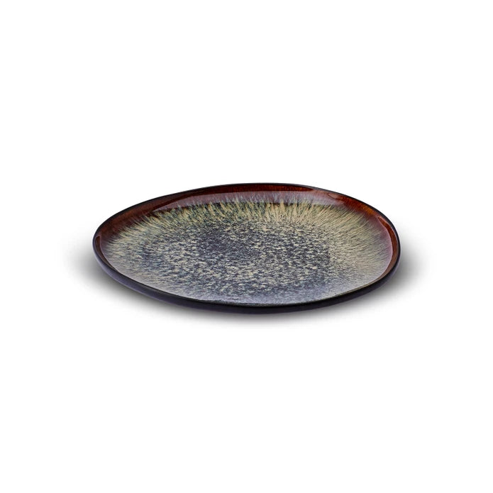 Karaca Galactic Black Cake Plate 153.03.06.7232 - Plates - ebarza Furniture UAE | Shop Modern Furniture in Abu Dhabi & Dubai - مفروشات ايبازرا في الامارات | تسوق اثاث عصري وديكورات مميزة في دبي وابوظبي