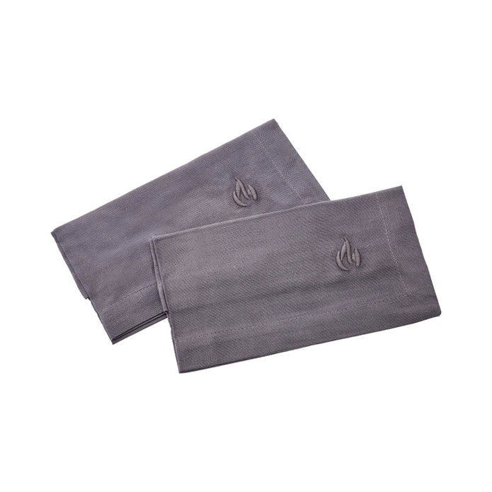 Karaca Home 4 Element Anthracite 2 Piece Napkin 200.18.01.0935 - Napkins - ebarza Furniture UAE | Shop Modern Furniture in Abu Dhabi & Dubai - مفروشات ايبازرا في الامارات | تسوق اثاث عصري وديكورات مميزة في دبي وابوظبي