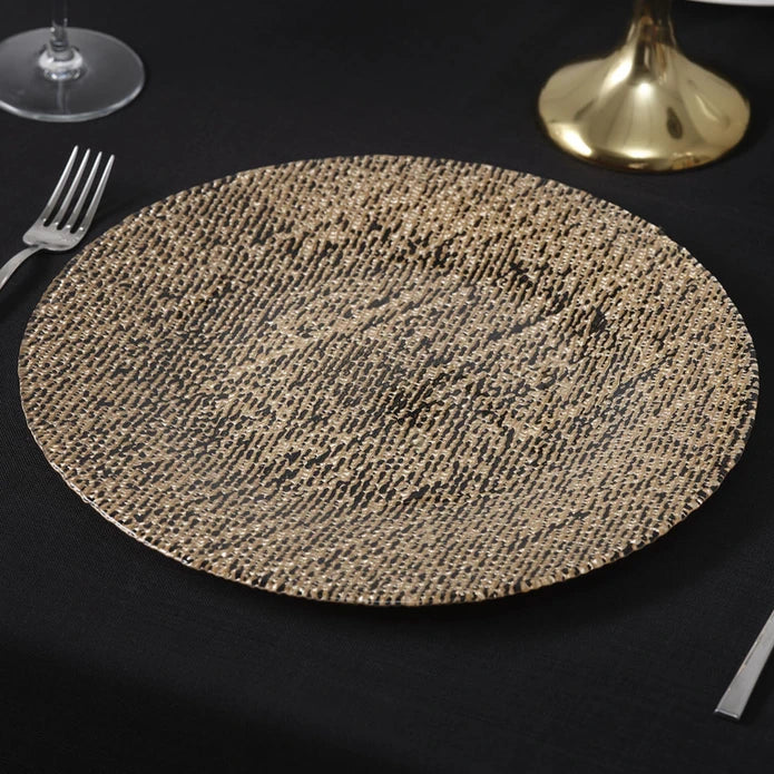 Karaca Home Cotton Supla Black 33 cm 300.22.02.0428 - Plates - ebarza Furniture UAE | Shop Modern Furniture in Abu Dhabi & Dubai - مفروشات ايبازرا في الامارات | تسوق اثاث عصري وديكورات مميزة في دبي وابوظبي