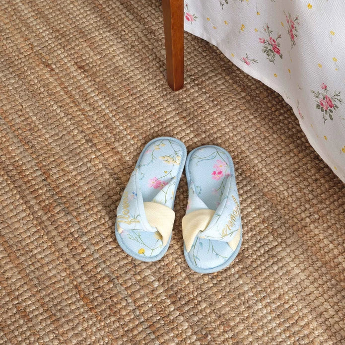 Karaca Home Eliana Yellow Slippers 36-37 200.20.01.0542 - Slippers - ebarza Furniture UAE | Shop Modern Furniture in Abu Dhabi & Dubai - مفروشات ايبازرا في الامارات | تسوق اثاث عصري وديكورات مميزة في دبي وابوظبي