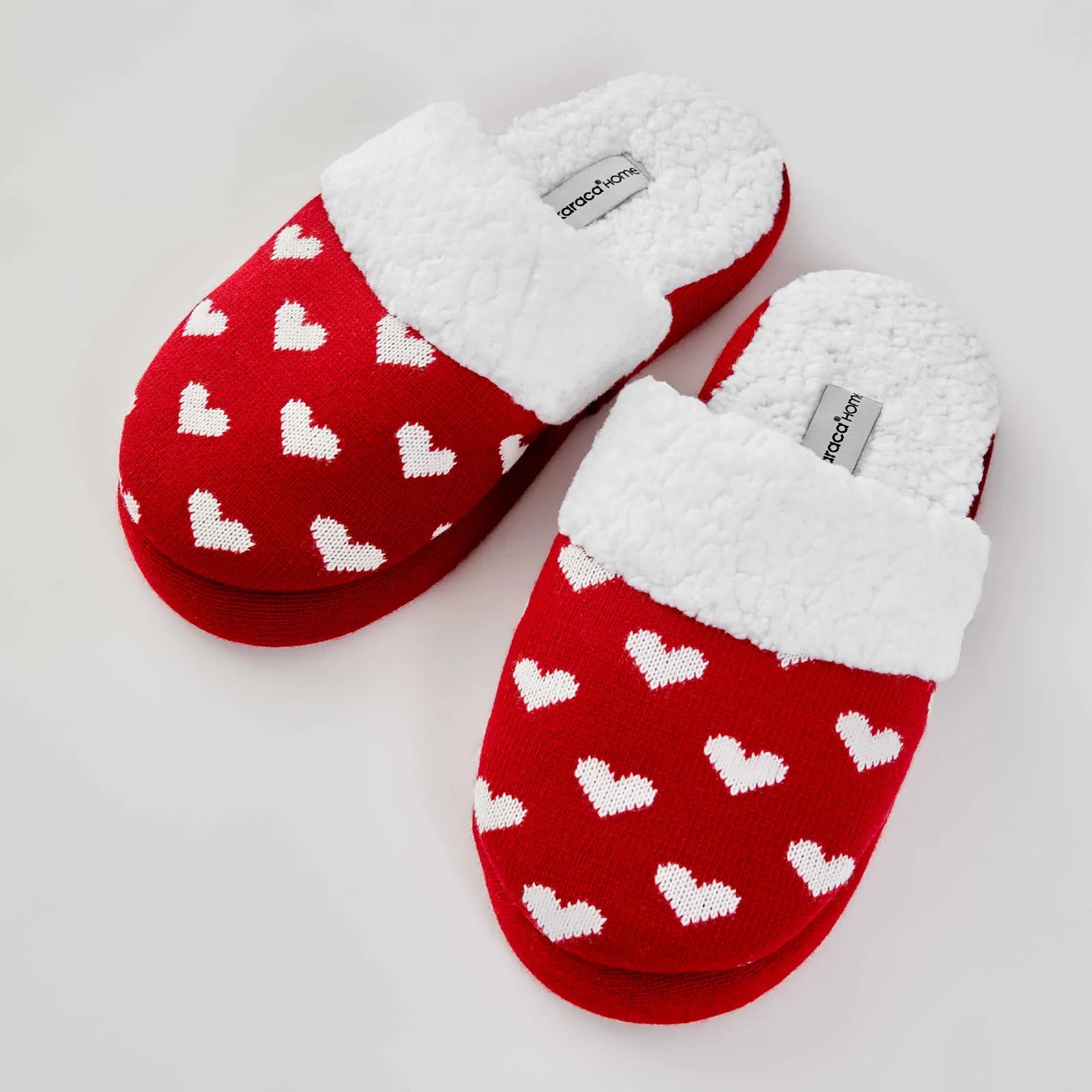 Karaca Home Letra Red House Slippers Number 36-37 200.20.01.0308 - Slippers - ebarza Furniture UAE | Shop Modern Furniture in Abu Dhabi & Dubai - مفروشات ايبازرا في الامارات | تسوق اثاث عصري وديكورات مميزة في دبي وابوظبي