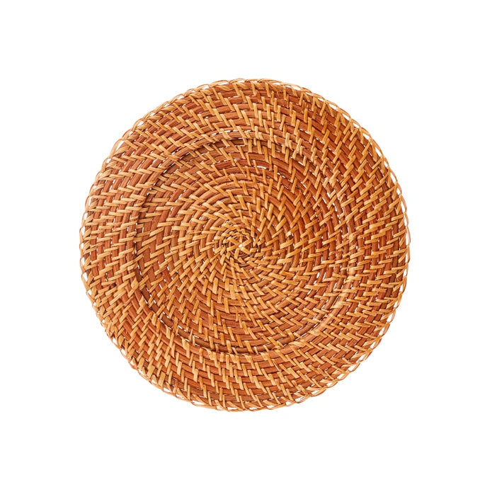 Karaca Home Mora Rattan Bottom 33 cm 300.21.02.0276 - Plates - ebarza Furniture UAE | Shop Modern Furniture in Abu Dhabi & Dubai - مفروشات ايبازرا في الامارات | تسوق اثاث عصري وديكورات مميزة في دبي وابوظبي