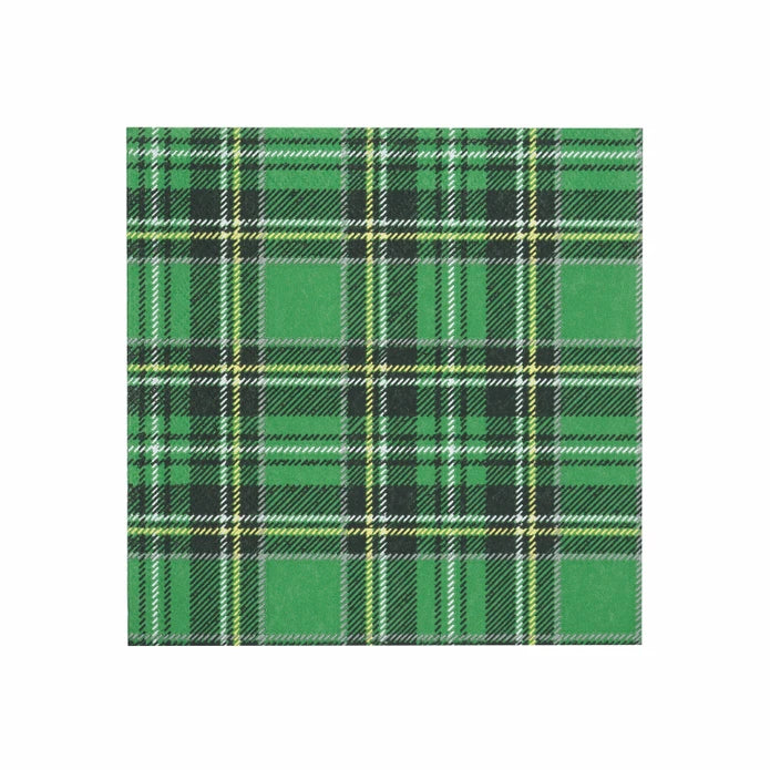 Karaca Home New Year Scottish Green Paper Napkin 300.22.02.1027 - Napkins - ebarza Furniture UAE | Shop Modern Furniture in Abu Dhabi & Dubai - مفروشات ايبازرا في الامارات | تسوق اثاث عصري وديكورات مميزة في دبي وابوظبي