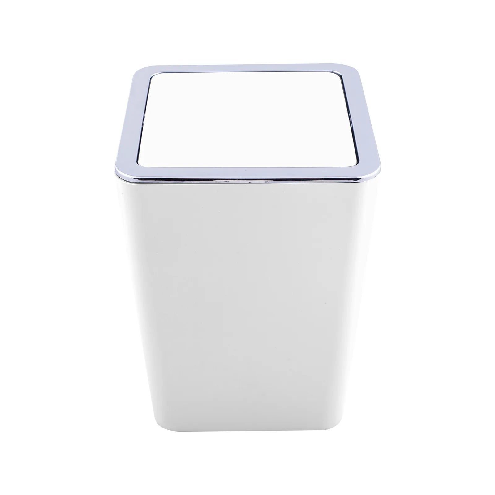 Karaca Home White/Silver 5 Piece Square Bathroom Set 300.21.02.0025 - Bathroom Accessories - ebarza Furniture UAE | Shop Modern Furniture in Abu Dhabi & Dubai - مفروشات ايبازرا في الامارات | تسوق اثاث عصري وديكورات مميزة في دبي وابوظبي