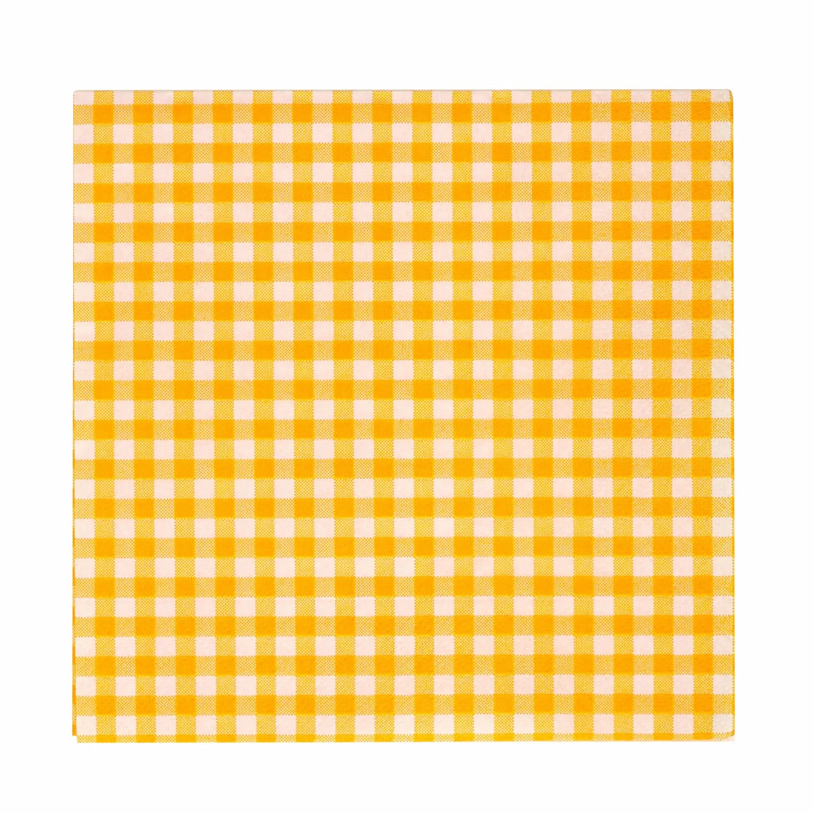 Karaca Home Yellow Paper Napkin 20 pcs 33x33 cm 300.22.02.0708 - Napkins - ebarza Furniture UAE | Shop Modern Furniture in Abu Dhabi & Dubai - مفروشات ايبازرا في الامارات | تسوق اثاث عصري وديكورات مميزة في دبي وابوظبي