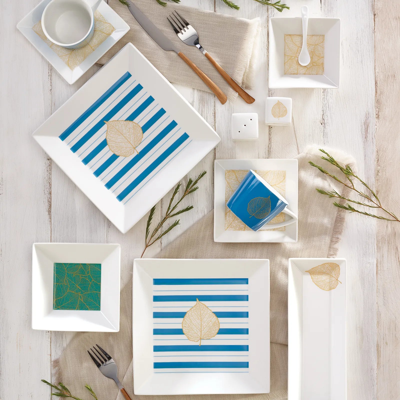 Karaca Ihlamur 32 Pieces Breakfast/Service Set For 6 Persons 153.03.08.1455 - Breakfast Sets - ebarza Furniture UAE | Shop Modern Furniture in Abu Dhabi & Dubai - مفروشات ايبازرا في الامارات | تسوق اثاث عصري وديكورات مميزة في دبي وابوظبي