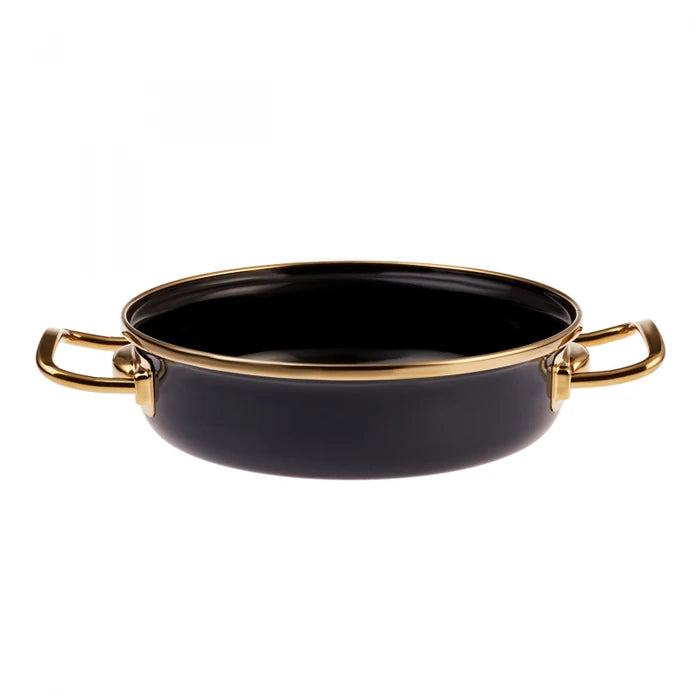 Karaca Retro Enamel 2-Blue Cooking Pot Set 153.03.08.0541 - Cookware Sets - ebarza Furniture UAE | Shop Modern Furniture in Abu Dhabi & Dubai - مفروشات ايبازرا في الامارات | تسوق اثاث عصري وديكورات مميزة في دبي وابوظبي