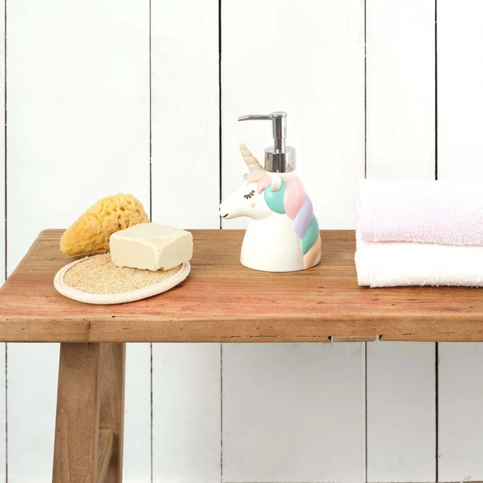 Karaca Sarah Anderson Unicorn 3-Piece Powder 100% Cotton Towel Set 160.02.01.0723 - Towels - ebarza Furniture UAE | Shop Modern Furniture in Abu Dhabi & Dubai - مفروشات ايبازرا في الامارات | تسوق اثاث عصري وديكورات مميزة في دبي وابوظبي