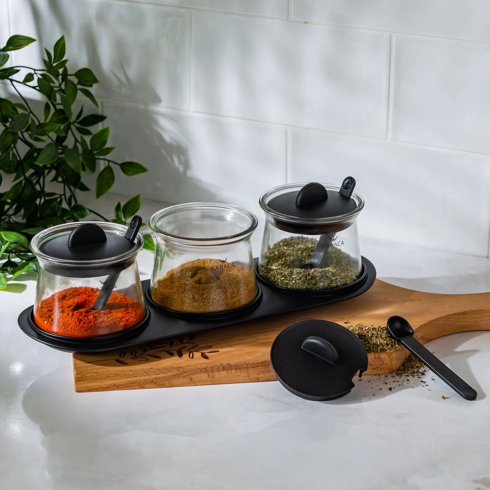 Karaca Serena 7 Piece Spice Set 153.03.06.5509 - Spice Sets - ebarza Furniture UAE | Shop Modern Furniture in Abu Dhabi & Dubai - مفروشات ايبازرا في الامارات | تسوق اثاث عصري وديكورات مميزة في دبي وابوظبي