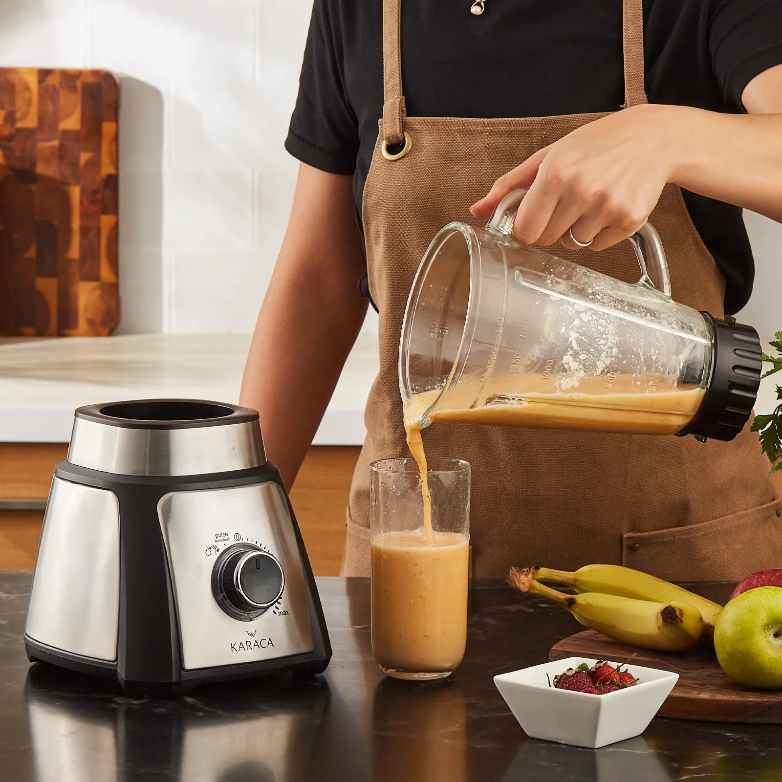 Karaca Shaker Inox Smoothie Blender 5001 153.01.06.5011 - Kitchen Appliances - ebarza Furniture UAE | Shop Modern Furniture in Abu Dhabi & Dubai - مفروشات ايبازرا في الامارات | تسوق اثاث عصري وديكورات مميزة في دبي وابوظبي