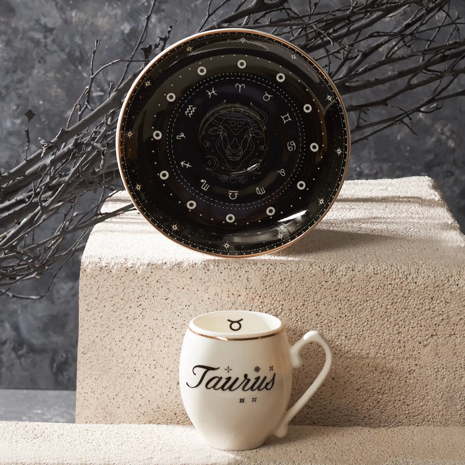 Karaca Taurus Coffee Cup 90 Ml 153.03.06.6901 - Coffee Sets - ebarza Furniture UAE | Shop Modern Furniture in Abu Dhabi & Dubai - مفروشات ايبازرا في الامارات | تسوق اثاث عصري وديكورات مميزة في دبي وابوظبي