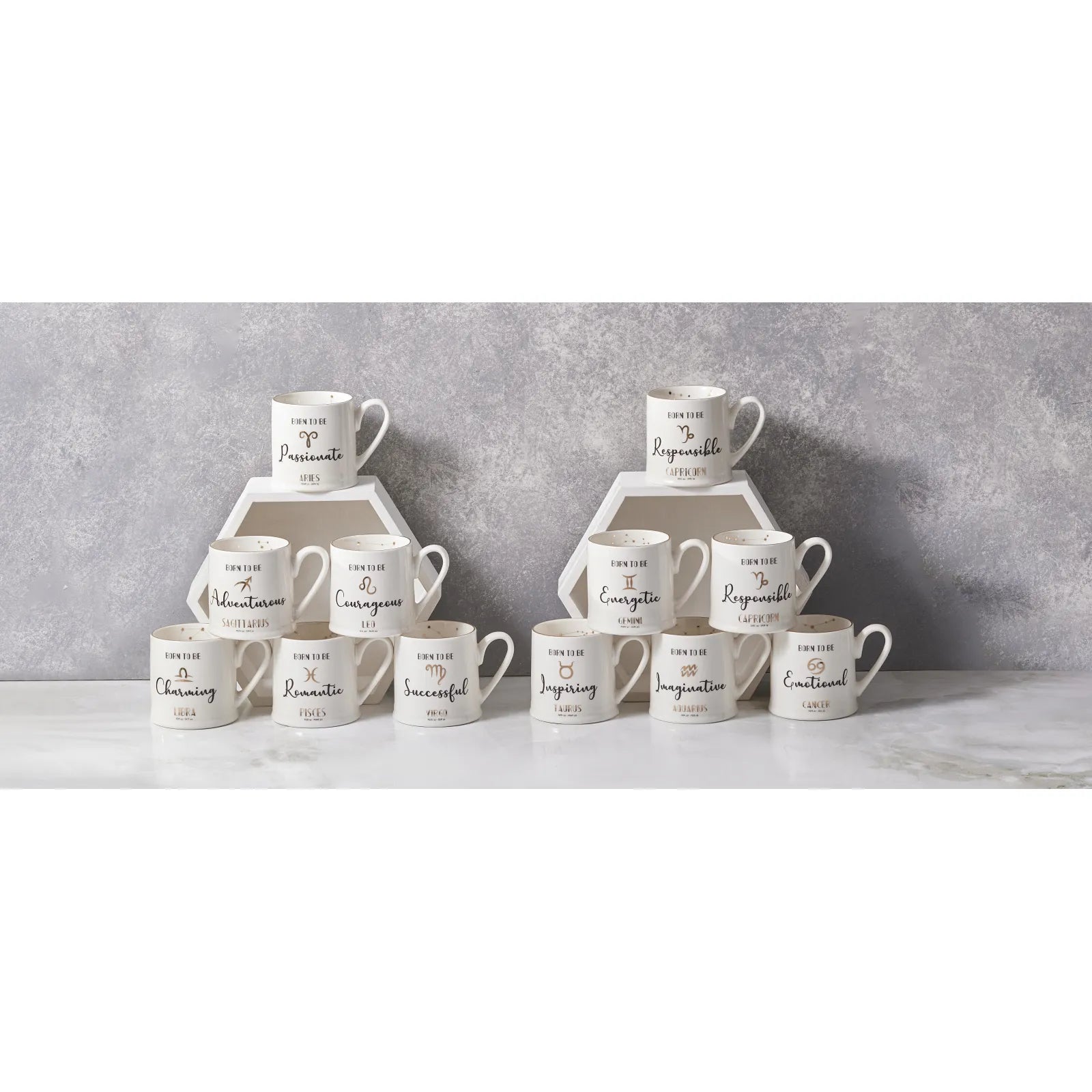 Karaca Taurus Horoscope Cup 153.03.06.5929 - Mugs - ebarza Furniture UAE | Shop Modern Furniture in Abu Dhabi & Dubai - مفروشات ايبازرا في الامارات | تسوق اثاث عصري وديكورات مميزة في دبي وابوظبي