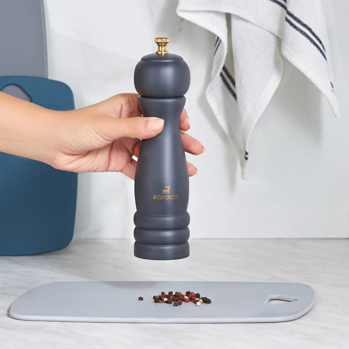 Karaca Thor Gray Spice Mill 22 Cm 153.03.06.8295 - Spice Sets - ebarza Furniture UAE | Shop Modern Furniture in Abu Dhabi & Dubai - مفروشات ايبازرا في الامارات | تسوق اثاث عصري وديكورات مميزة في دبي وابوظبي