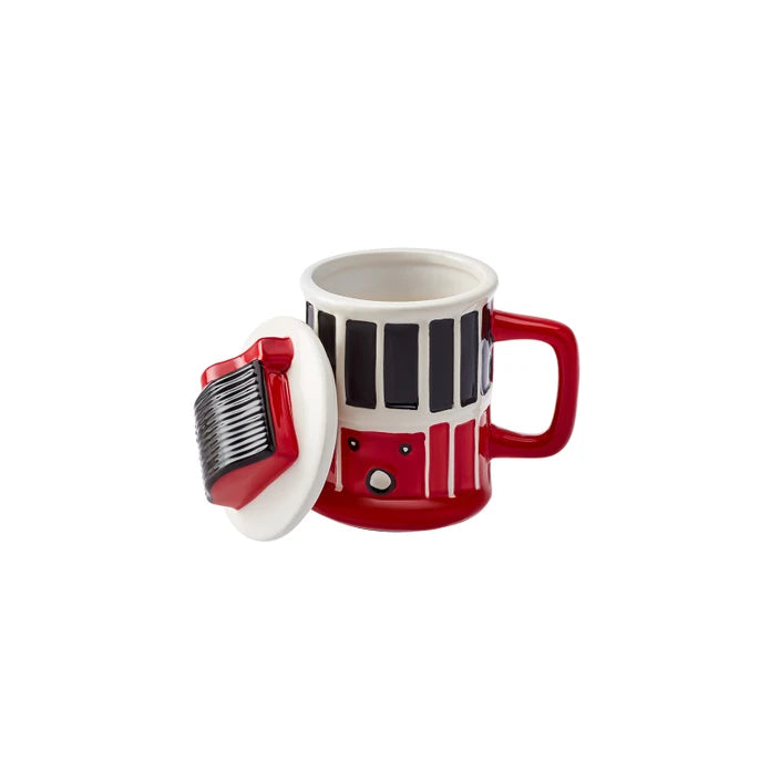 Karaca X İst Collection Taksim Lidded Mug 153.03.06.3924 - Mugs - ebarza Furniture UAE | Shop Modern Furniture in Abu Dhabi & Dubai - مفروشات ايبازرا في الامارات | تسوق اثاث عصري وديكورات مميزة في دبي وابوظبي