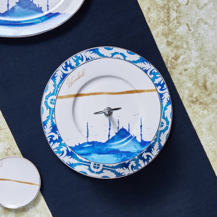 Karaca Istanbul Series Layered Cookie Holder 153.03.06.5013 - Cookie Holders - ebarza Furniture UAE | Shop Modern Furniture in Abu Dhabi & Dubai - مفروشات ايبازرا في الامارات | تسوق اثاث عصري وديكورات مميزة في دبي وابوظبي