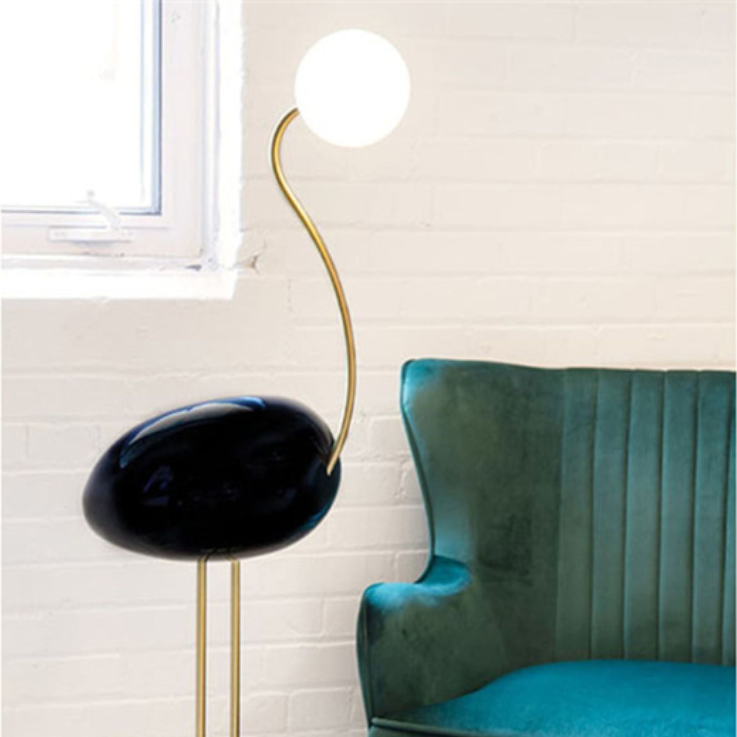 Flamingo Floor Lamp black CY-LTD-1011-B -  Floor Lamps | مصباح أرضي فلامنغو أسود - ebarza Furniture UAE | Shop Modern Furniture in Abu Dhabi & Dubai - مفروشات ايبازرا في الامارات | تسوق اثاث عصري وديكورات مميزة في دبي وابوظبي