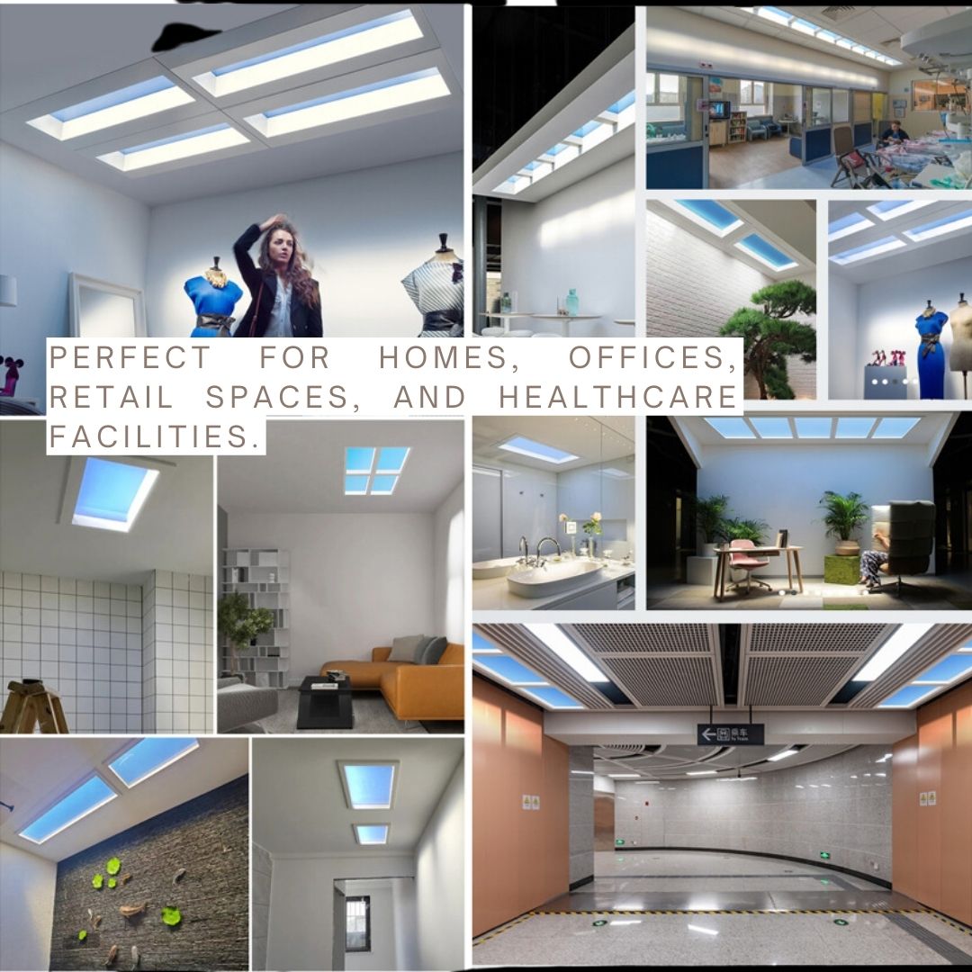 Pre-order 25 Days Delivery Artificial Skylights LED Panel Natural UAE Timing Sunlight Sync  - MUSKDG-SKY