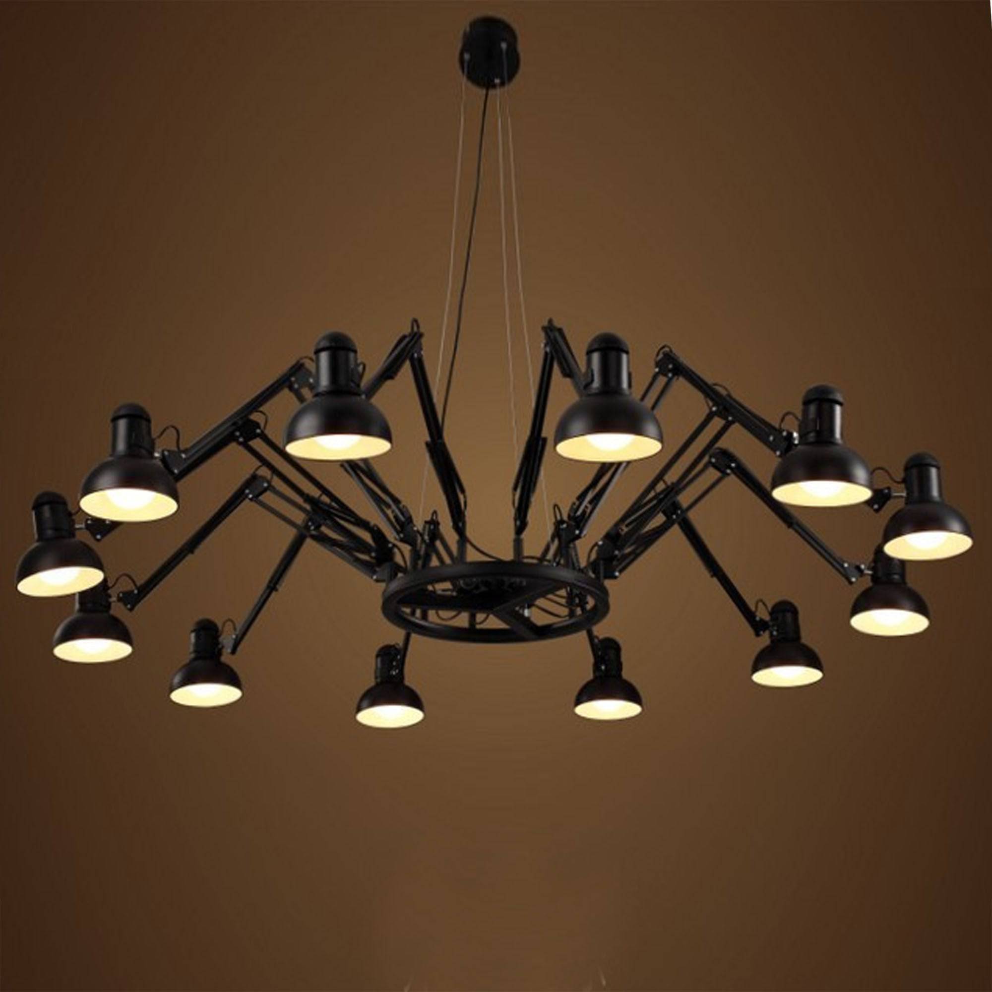 12 Heads Spider Classic Chandelier Cy-Dd-463-12 -  Pendant Lamps - ebarza Furniture UAE | Shop Modern Furniture in Abu Dhabi & Dubai - مفروشات ايبازرا في الامارات | تسوق اثاث عصري وديكورات مميزة في دبي وابوظبي