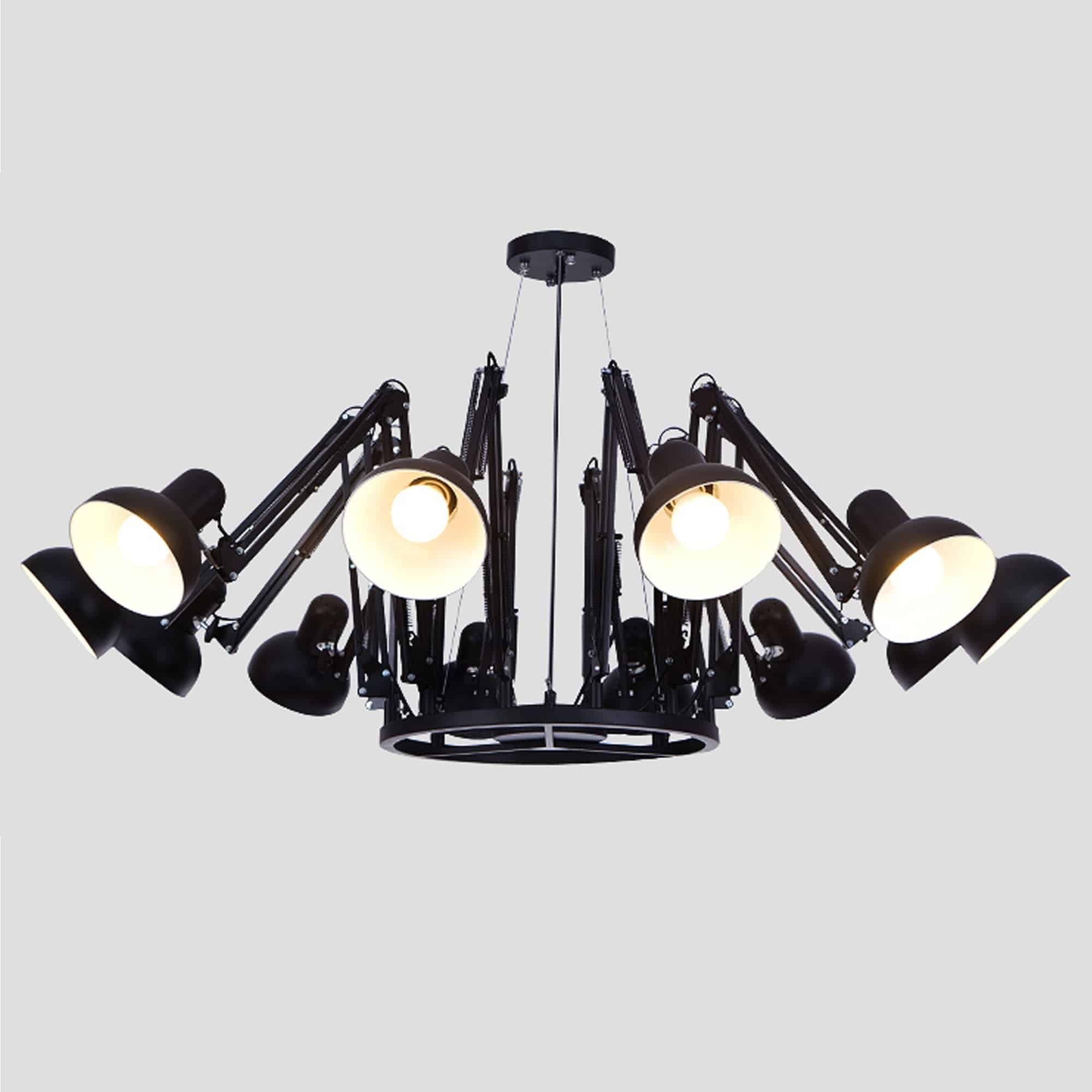 12 Heads Spider Classic Chandelier Cy-Dd-463-12 -  Pendant Lamps - ebarza Furniture UAE | Shop Modern Furniture in Abu Dhabi & Dubai - مفروشات ايبازرا في الامارات | تسوق اثاث عصري وديكورات مميزة في دبي وابوظبي