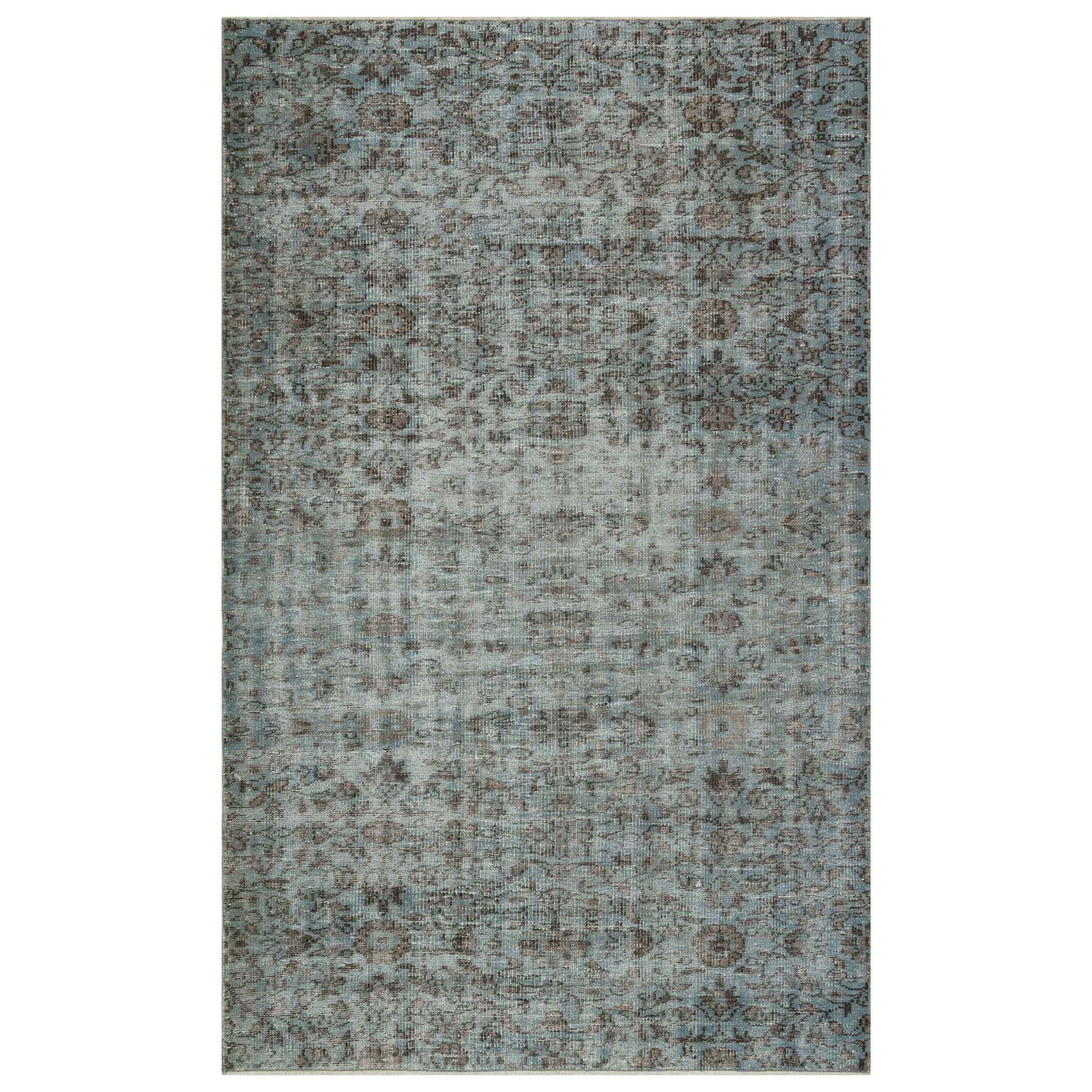 145 X 235 Cm Anatolian Hand Knotted Carpet Vintage Style 8586 -  Rugs | 145 × 235 سم سجادة أناضولية معقودة يدويًا بنمط عتيق - ebarza Furniture UAE | Shop Modern Furniture in Abu Dhabi & Dubai - مفروشات ايبازرا في الامارات | تسوق اثاث عصري وديكورات مميزة في دبي وابوظبي