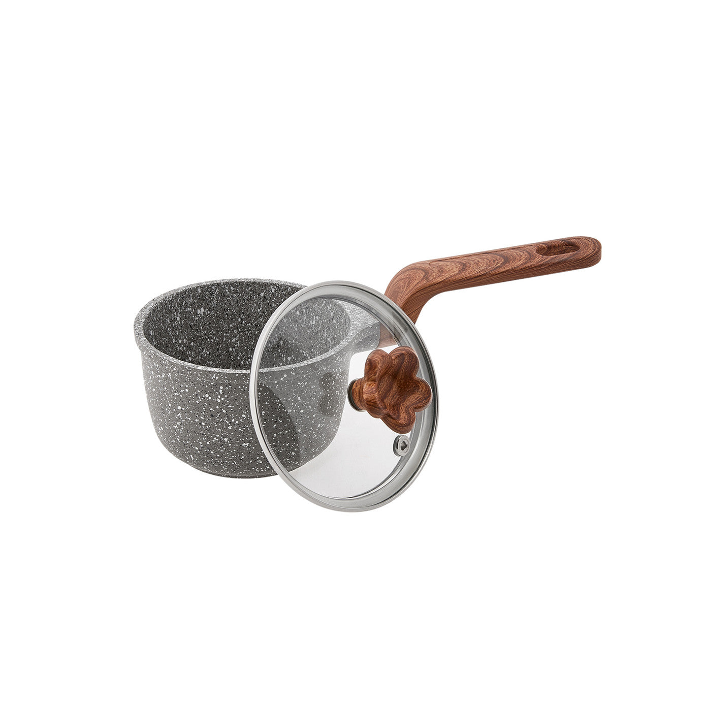 Pre-order 25 Days Delivery - Karaca Dark Silver Biogranite Mini Saucepan 10 cm 153.03.08.0086 -  Cookware Sets - ebarza Furniture UAE | Shop Modern Furniture in Abu Dhabi & Dubai - مفروشات ايبازرا في الامارات | تسوق اثاث عصري وديكورات مميزة في دبي وابوظبي